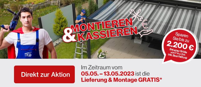 Wir montieren – Sie kassieren